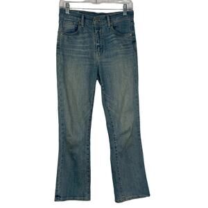 Levi's Premium jeans women's size 26 high-waist straight ankle/crop light wash